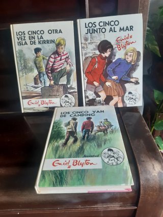 LOTE de 3 libros de los Cinco: