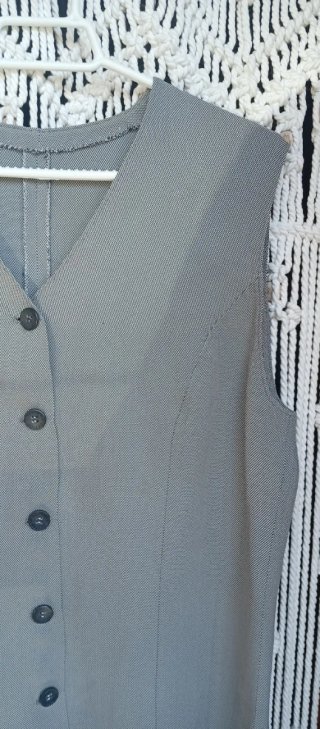 Conjunto Chaleco y Pantalón Beige/Gris