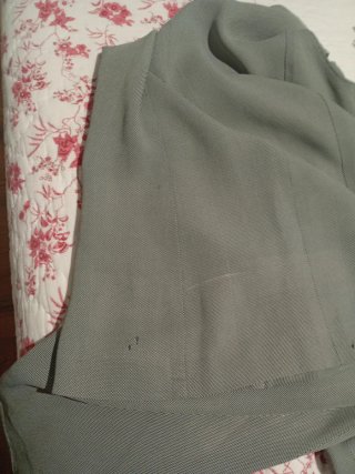 Conjunto Chaleco y Pantalón Beige/Gris