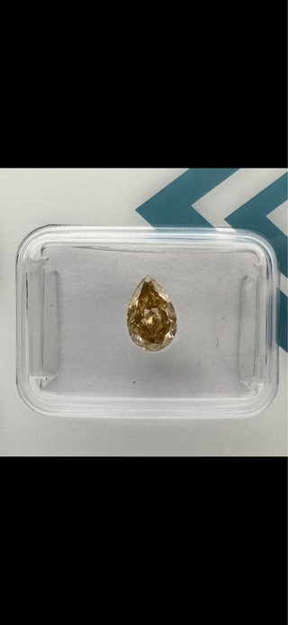 Diamante Natural 1.00 ct Fancy Brown Yellow SI1