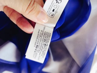 Vestido Zara lunares azul talla M