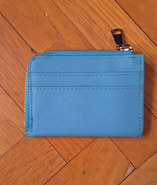 Monedero azul Mango