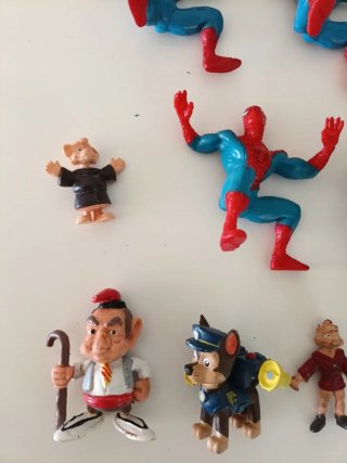 Lote 13 Figuras PVC Vintage Años 90