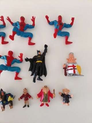 Lote 13 Figuras PVC Vintage Años 90
