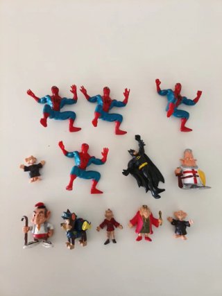 Lote 13 Figuras PVC Vintage Años 90