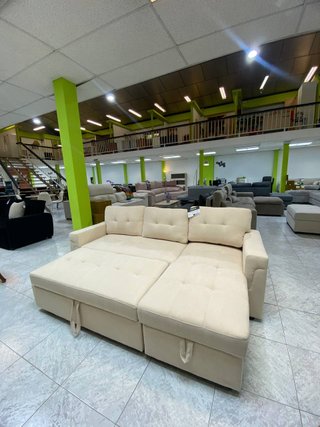 Sofá Chaise Longue Beige 3 en 1 | 349€