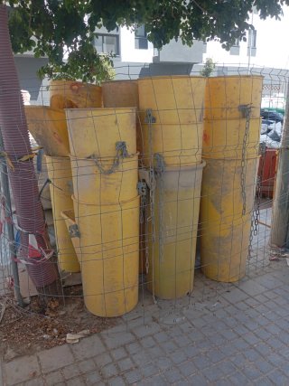 Tubos para escombros