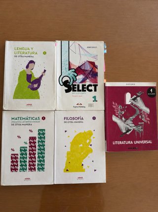 Libros 1º Bachillerato Ciencias Sociales