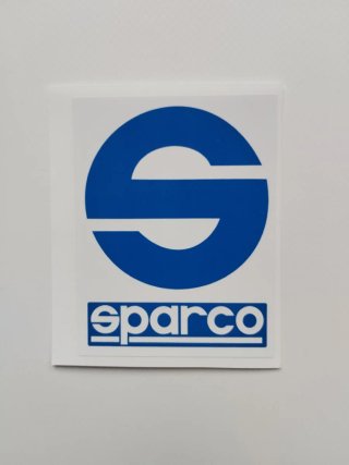 Pegatina Vinilo Sparco Azul