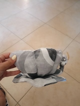 Cesta tazza porta oggetti tessuto