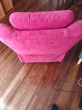 Sillón mecedora relax y masaje .Tela