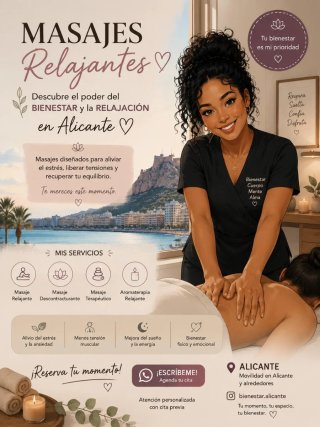 Ofrezco servicios de limpieza y masajes relajantes