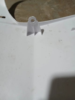 Careta para moto blanca
