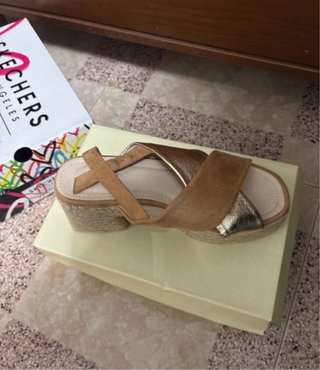 Zapatos de esparto M&M beige