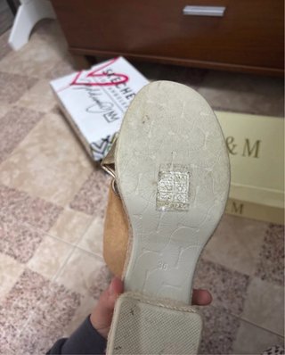 Zapatos de esparto M&M beige