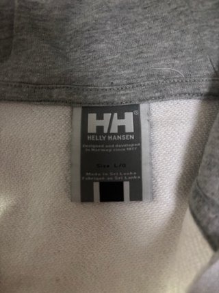 Sudadera Helly Hansen Blanca Cremallera