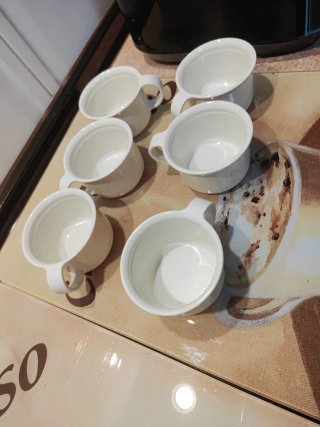 Juego 6 tazas de plástico