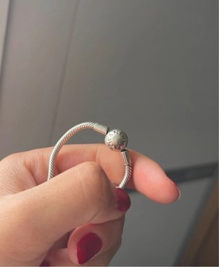 Pulsera Pandora Plata con Charm Trébol y Infinito