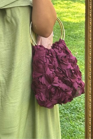 Bolso fiesta Shein burdeos sin estrenar