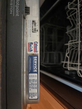 Lavavajillas panelable 45cm lst116 Ariston