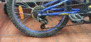 Bicicleta infantil con suspensión