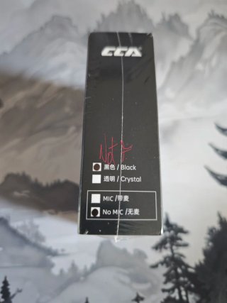 Auriculares CCA CRA IEM Negro/NoMic
