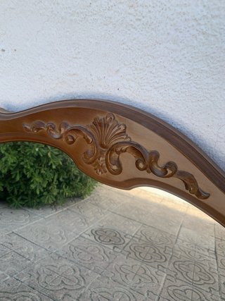 Espejo de pared madera tallada.