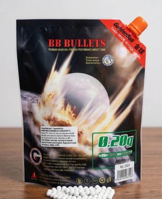 Bolas Airsoft GoldenBall 0.20g 4000uds
