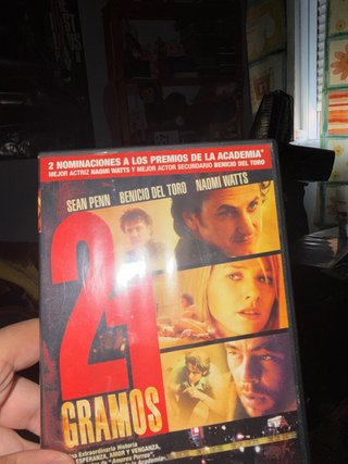 21 Gramos DVD Película Sean Penn Benicio Del Toro