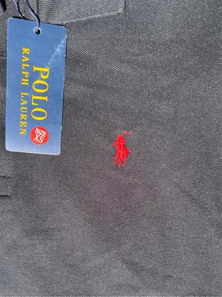Polo Negro RL - Talla S