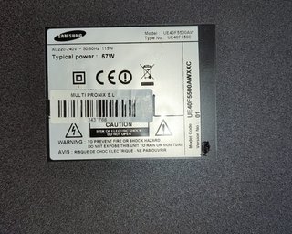 Televisor Samsung UE40F5500AW averiado