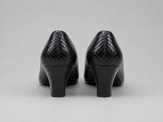 Zapatos Piel Tacón Jaime Mascaró Negros