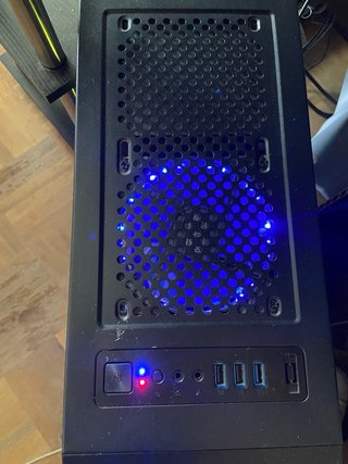 PC Gaming Intel Core i5 9400F Negro/Rojo.