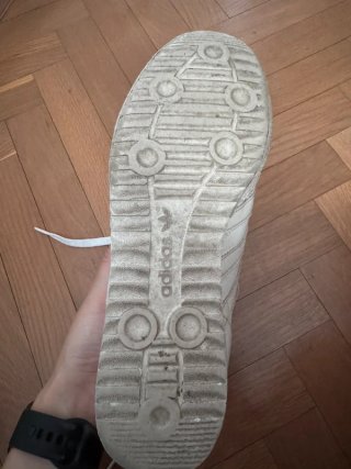Zapatillas Adidas Samba Blancas Doradas