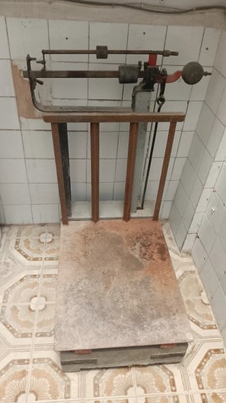 Báscula industrial para cajones