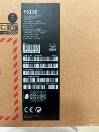 Portátil ASUS F515EA-BQ131T Gris