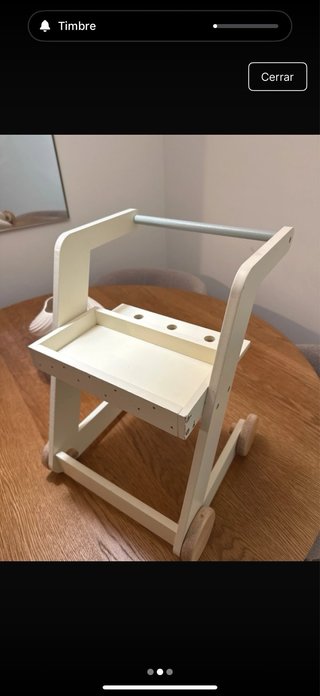 Correpasillos bebé madera