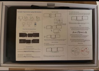 Triple Pantalla Portátil Laptop Extender