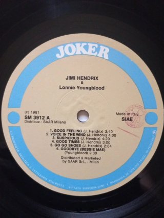 Vinilo Jimi Hendrix & Lonnie Youngblood