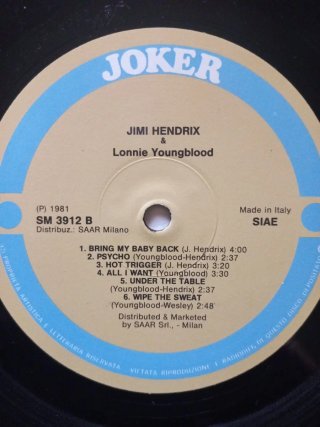 Vinilo Jimi Hendrix & Lonnie Youngblood