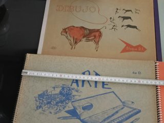 Lote 5 Cuadernos Dibujo Vintage Años 70-90