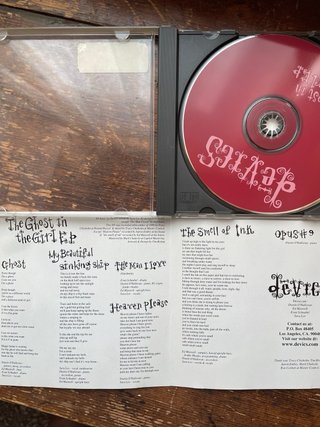 CD The Ghost in the Girl EP - Levies