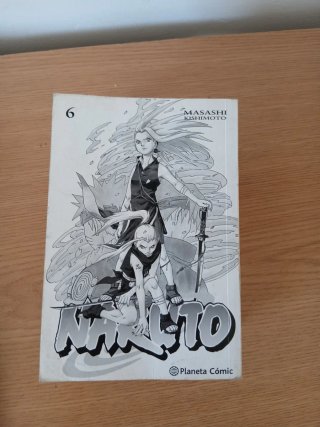 manga naruto de 1 a 6