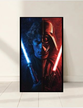 Cuadro Star Wars Anakin vs Vader