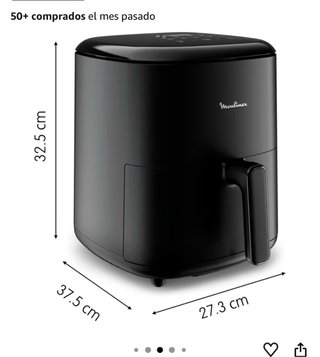 Freidora Aire Moulinex Easy Fry Max 5L Nueva