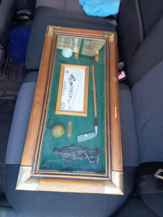 Cuadro Decorativo Golf Vintage