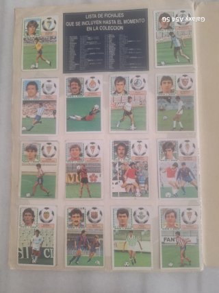 ALBUM ESTE COMPLETO 1983 + 1984 + FICHAJES