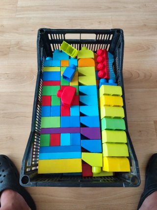 Bloques de construcción de plástico