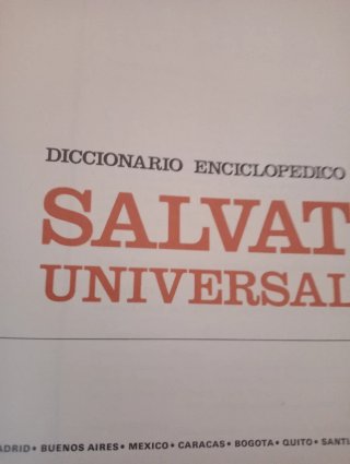 Dicc Enciclop Un. Salvat. 20 volúm 500 pág  30x23