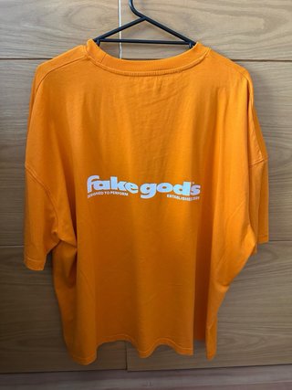 Camiseta Fake Gods XL Naranja